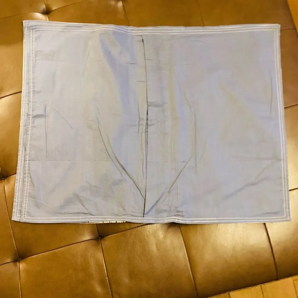 DOCKERS MASCULINE STRIPED PILLOW SHAMS STANDARD PILLOW COVERS
